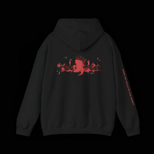 BLACK "KNIGHTFALL" HOODIE