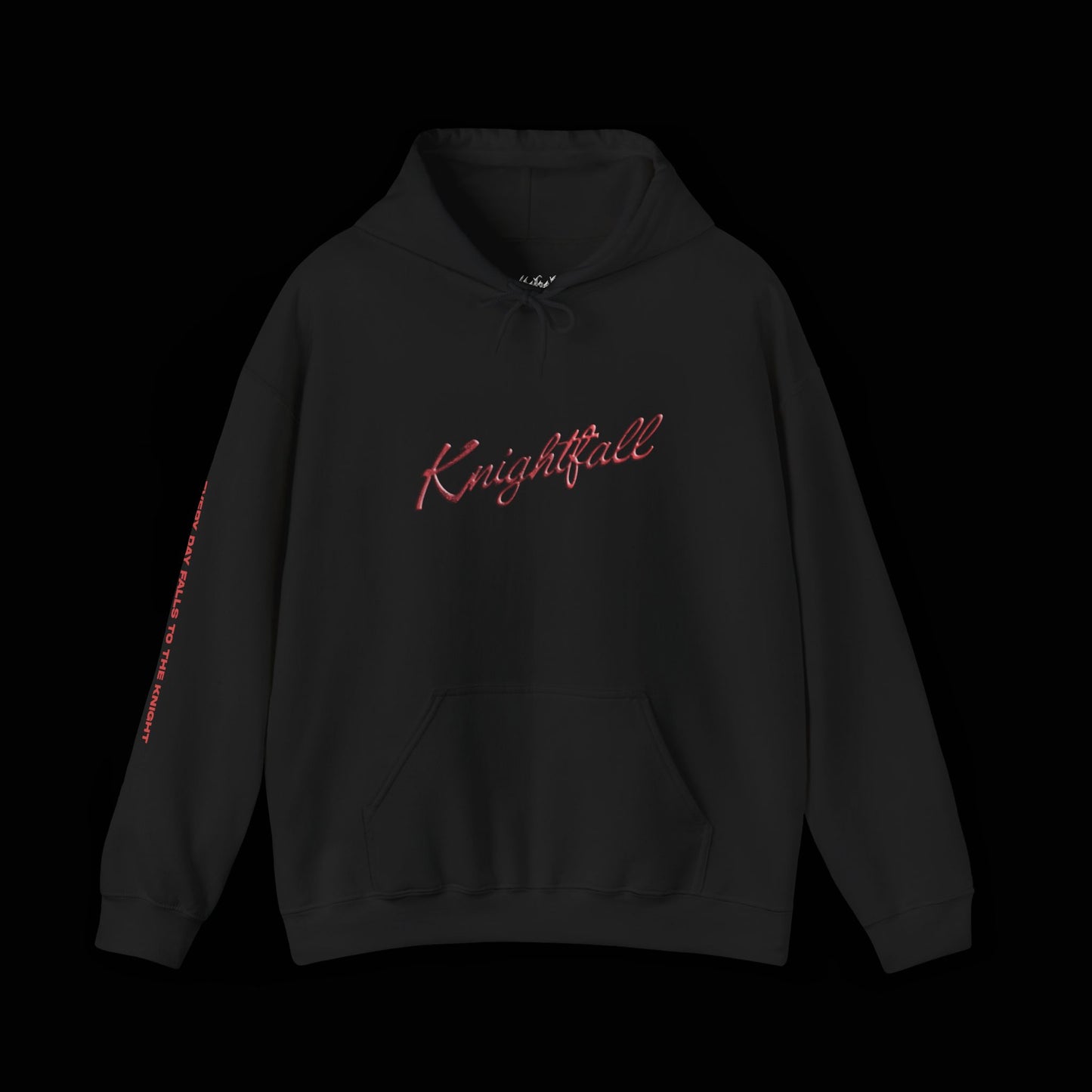 BLACK "KNIGHTFALL" HOODIE