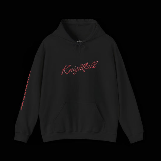 BLACK "KNIGHTFALL" HOODIE