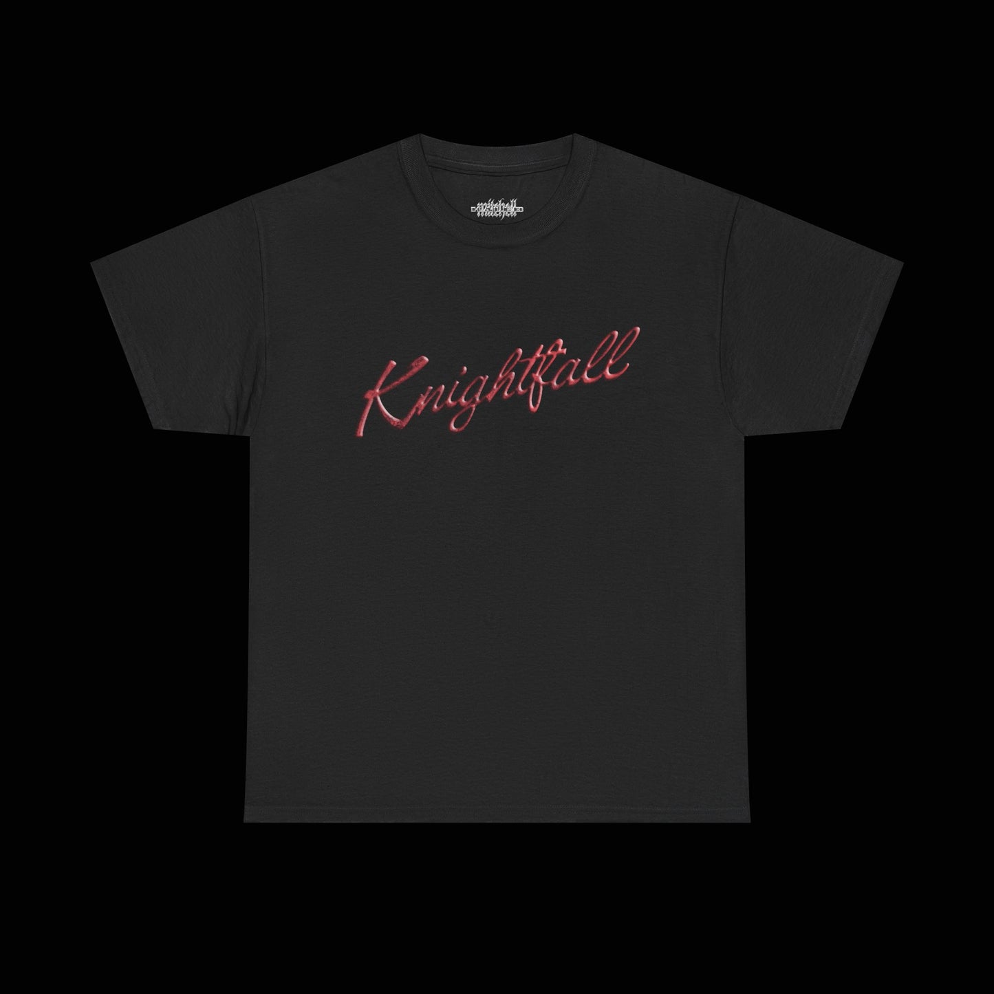 BLACK "KNIGHTFALL" T-SHIRT